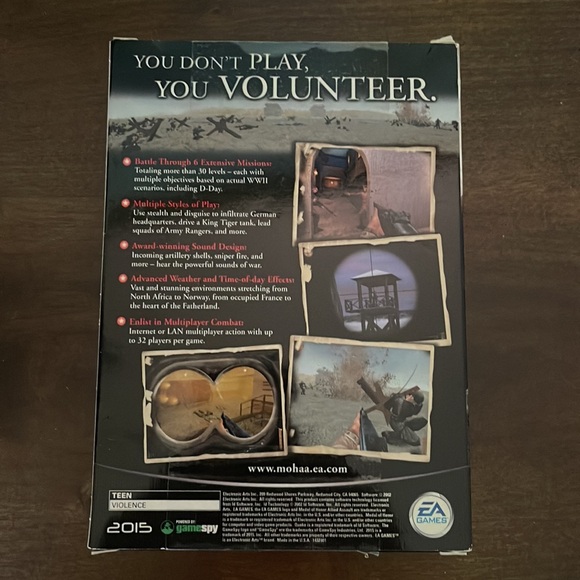 EA MEDAL OF HONOR Allied Assault PC SEALED New - Picture 2 of 5